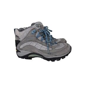 MERRELL Women's Size 7.5 Castle Rock Grey/ Blue J21492 Hiking Boots Ankle Boot